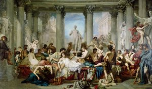 Rzymianie w okresie dekadencji autorstwa Thomas Couture