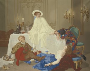 Wieczerza po Balu Maskowym, ok. 1855 r.