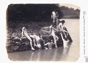 Studium do obrazu "Dołek do pływania", ok. 1930 r. 1883