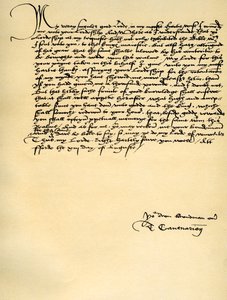List Thomasa Cranmera do Thomasa Cromwella, Forda, 13 sierpnia 1537 r. autorstwa Thomas Cranmer