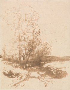 W Country Lane autorstwa Thomas Creswick