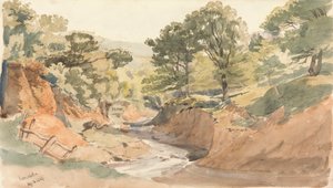 Krajobrazowy widok przy Powerscourt autorstwa Thomas Creswick