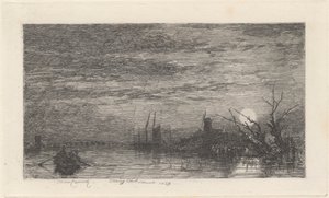 światło księżyca autorstwa Thomas Creswick