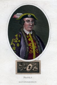 Pascal Paoli, XVIII-wieczny generał i patriota Korsyki, 1820. autorstwa Thomas Dale