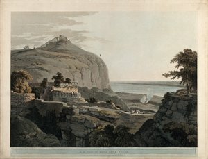 Widok na północny zachód od Rotas Ghur, Bahar autorstwa Thomas Daniell
