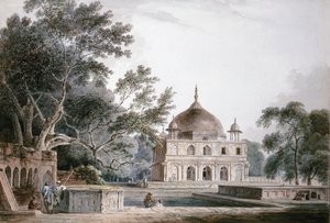Mauzoleum księcia Khusrau, Allahabad, Uttar Pradesh, autorstwa Thomas Daniell