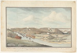 Atak na Fort Waszyngtona, ok. 1776-1812 (akwarela)