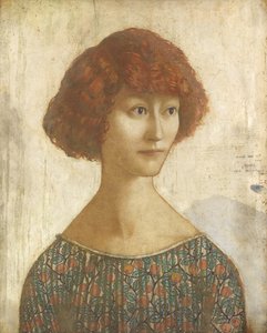 Donna Cristina (tempera i ołówek na panelu)