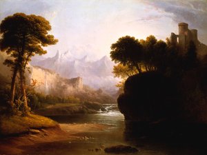 Pejzaż fantazyjny, 1834.