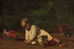 Dziecko w zabawie autorstwa Thomas Eakins