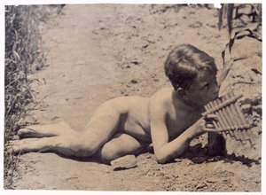 Studium Bena Crowella dla Arkadii, ok. 1930 r. 1883. autorstwa Thomas Eakins