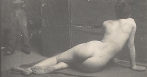 [Akt od tyłu], ok. godz. 1889 r., ok. 1889 r. 1889.
