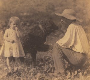 [Katie Crowell, William J. Crowell i „Piero?”] autorstwa Thomas Eakins