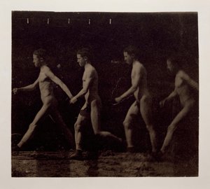 Fotografie Marey Wheel niezidentyfikowanego modelu, 1884. autorstwa Thomas Eakins