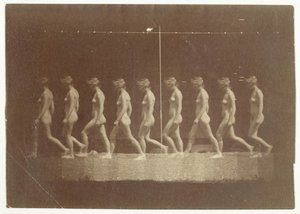 Fotografie Marey Wheel niezidentyfikowanego modelu, 1884. autorstwa Thomas Eakins
