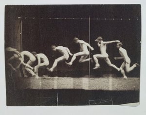 Fotografie Marey Wheel niezidentyfikowanego modelu, 1884. autorstwa Thomas Eakins
