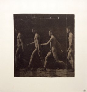 Fotografie Marey Wheel niezidentyfikowanego modelu, c. 1884. autorstwa Thomas Eakins