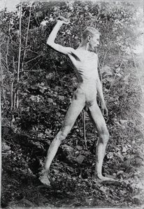 Rock Thrower, c. 1883. autorstwa Thomas Eakins