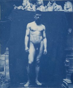 Stojący nago Samuel Murray, c. 1890-1892.