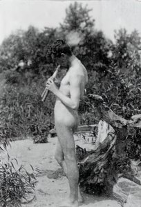Studium Stałego Dudziarza dla Arkadii, ok. 1930 1883. autorstwa Thomas Eakins