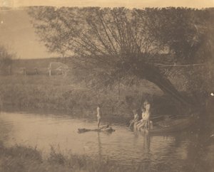 [Susan Macdowell i dzieci Crowellów w Avondale w Pensylwanii] autorstwa Thomas Eakins