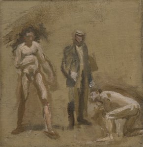 Biorąc hrabiego, studiuj autorstwa Thomas Eakins