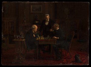 Szachiści autorstwa Thomas Eakins