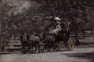 Czwórka Fairman Rogersa (Majowy poranek w parku) autorstwa Thomas Eakins