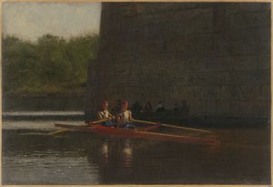 Wioślarze (bracia Schreiberowie) autorstwa Thomas Eakins