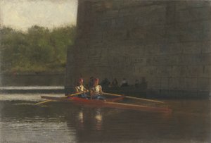 Wioślarze, 1874 autorstwa Thomas Eakins