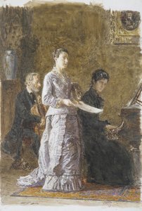 Żałosna piosenka, 1881. autorstwa Thomas Eakins