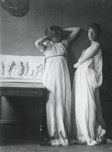 Niezidentyfikowane modele w strojach greckich 1883. autorstwa Thomas Eakins