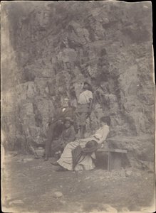 [William H. Macdowell i Margaret Eakins w Saltville lub Clinch Mountain, Virginia],..., 1880-82. autorstwa Thomas Eakins.