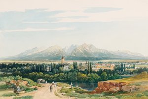 Zamek Lomnitz i Tatry na Węgrzech