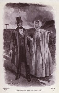 Ilustracja do Kobieta w bieli autorstwa Wilkie Collins (lito)