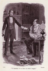 Ilustracja do Kobieta w bieli autorstwa Wilkie Collins (lito)