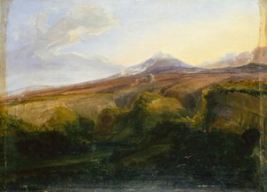 Widok Wezuwiusza (olej na pokładzie) autorstwa Thomas Fearnley