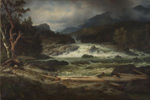 Wodospady Labro w Kongsberg