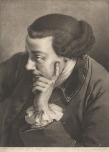 Portret młodego mężczyzny opartego na prawym łokciu autorstwa Thomas Frye