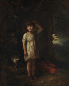 Chłopiec z kotem - Poranek 1787. autorstwa Thomas Gainsborough