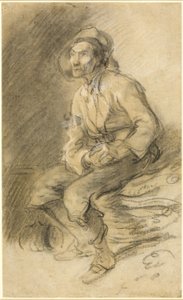 Drwal siedzący na wiązce ciot autorstwa Thomas Gainsborough