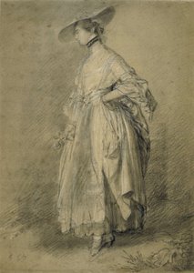 "Kobieta z różą" autorstwa Thomas Gainsborough