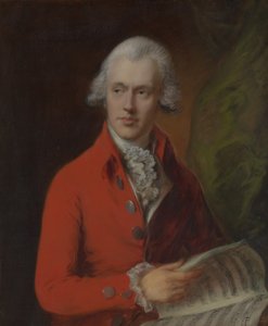 Charles Rousseau Burney 1747-1819, ca. 1780. autorstwa Thomas Gainsborough