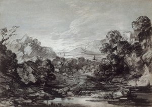 Widok na wybrzeże autorstwa Thomas Gainsborough