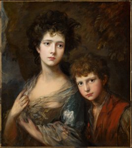 Elizabeth i Thomas Linley autorstwa Thomas Gainsborough