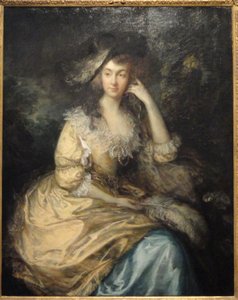 Frances Susanna, Lady de Dunstanville, autor: Thomas Gainsborough, ok. 1786 - Corcoran Gallery of Art - DSC01332 autorstwa Thomas Gainsborough
