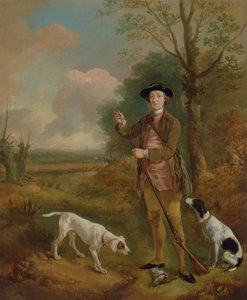 Major John Dade (1726-1811) z Tannington, Suffolk, ok. 1755 (olej na płótnie) autorstwa Thomas Gainsborough