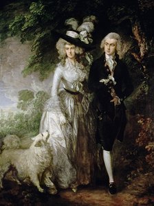 Pan i pani William Hallett (Poranny spacer), c.1785