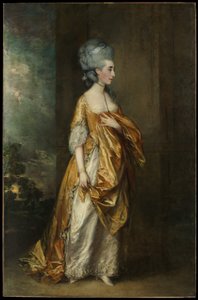Pani Grace Dalrymple Elliott (1754?-1823) autorstwa Thomas Gainsborough
