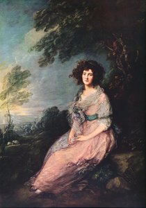 Pani Richard Brinsley Sheridan, 1785-1787 autorstwa Thomas Gainsborough